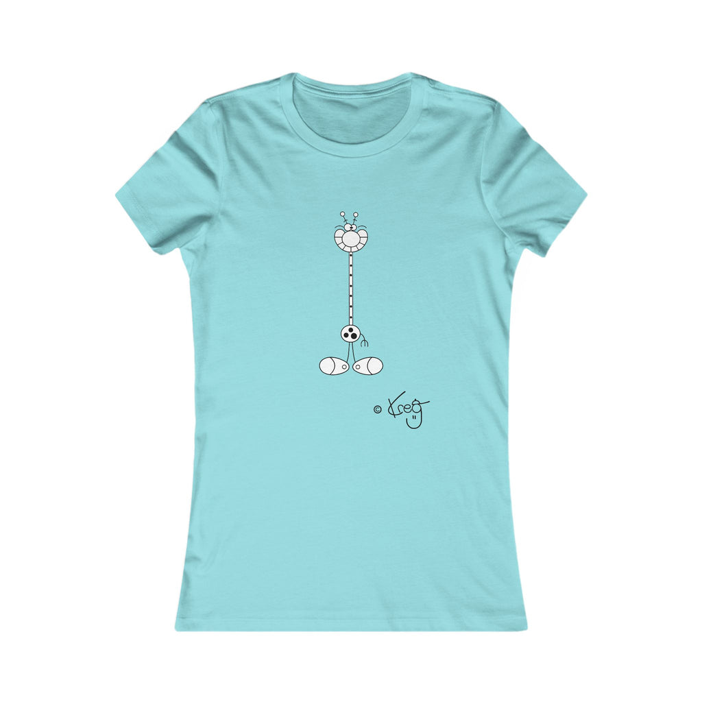 LAUGH GIRAFFE,Women's Favorite Tee
