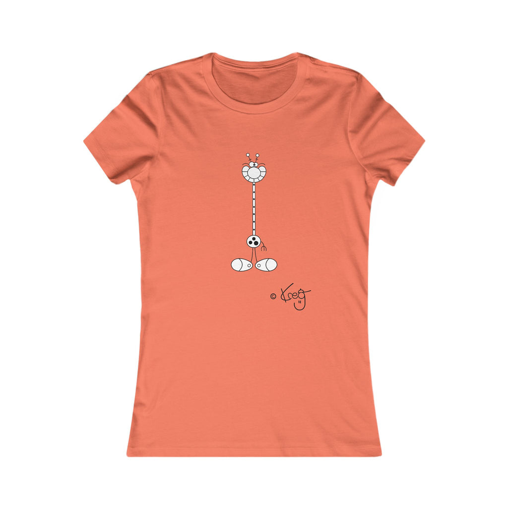 LAUGH GIRAFFE,Women's Favorite Tee