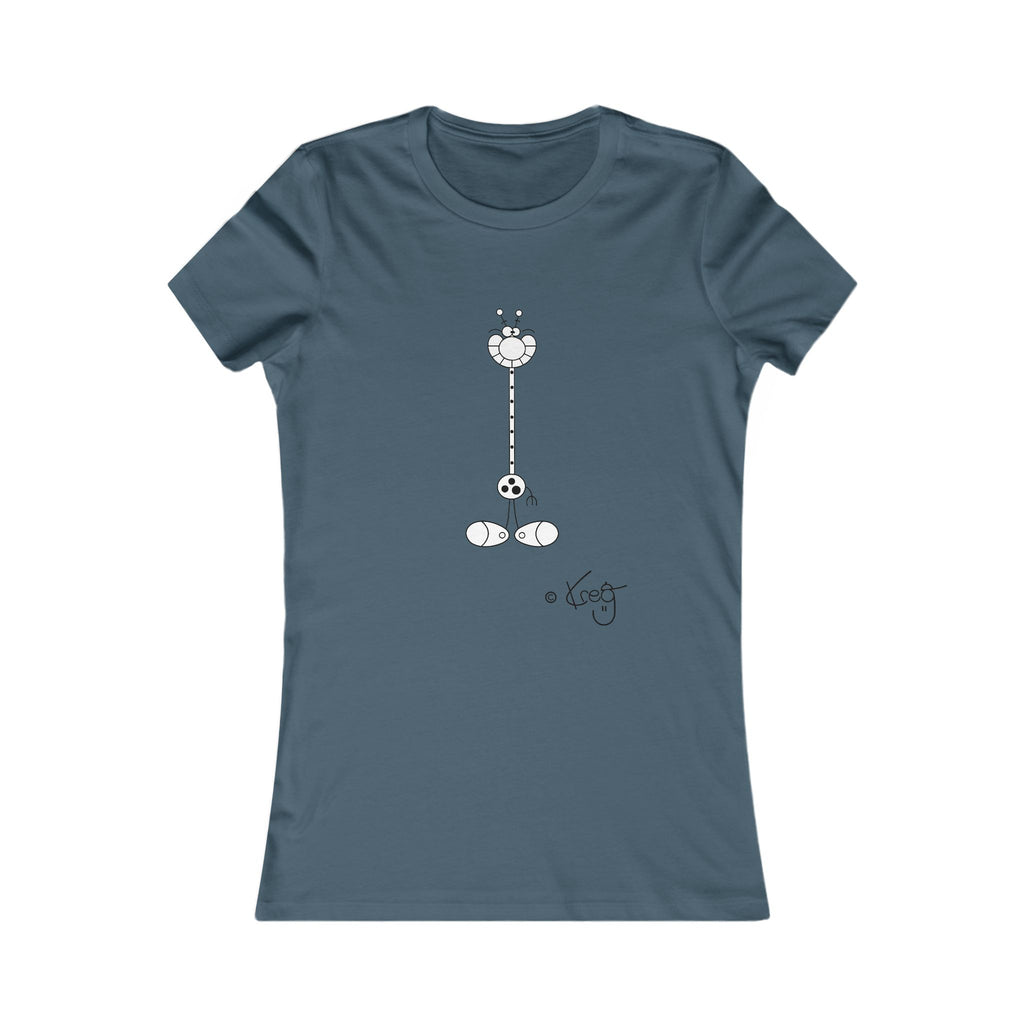 LAUGH GIRAFFE,Women's Favorite Tee