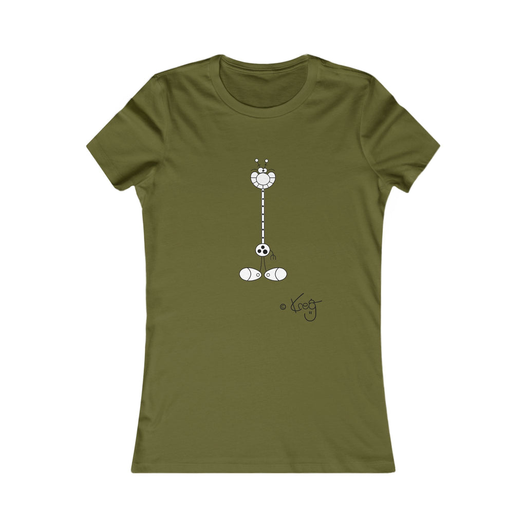 LAUGH GIRAFFE,Women's Favorite Tee