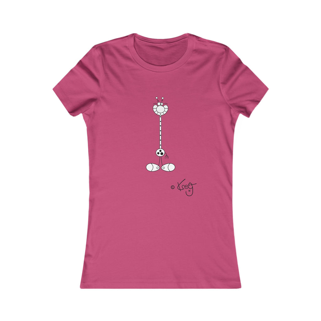 LAUGH GIRAFFE,Women's Favorite Tee