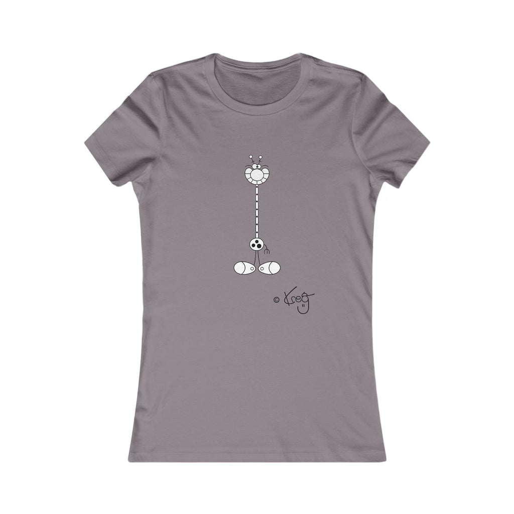 LAUGH GIRAFFE,Women's Favorite Tee