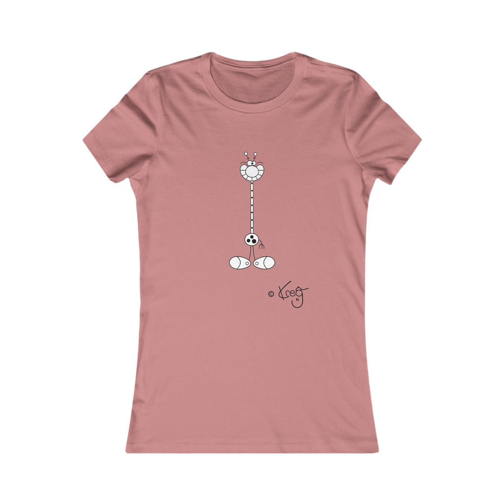 LAUGH GIRAFFE,Women's Favorite Tee