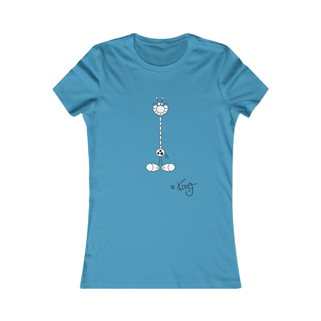 LAUGH GIRAFFE,Women's Favorite Tee