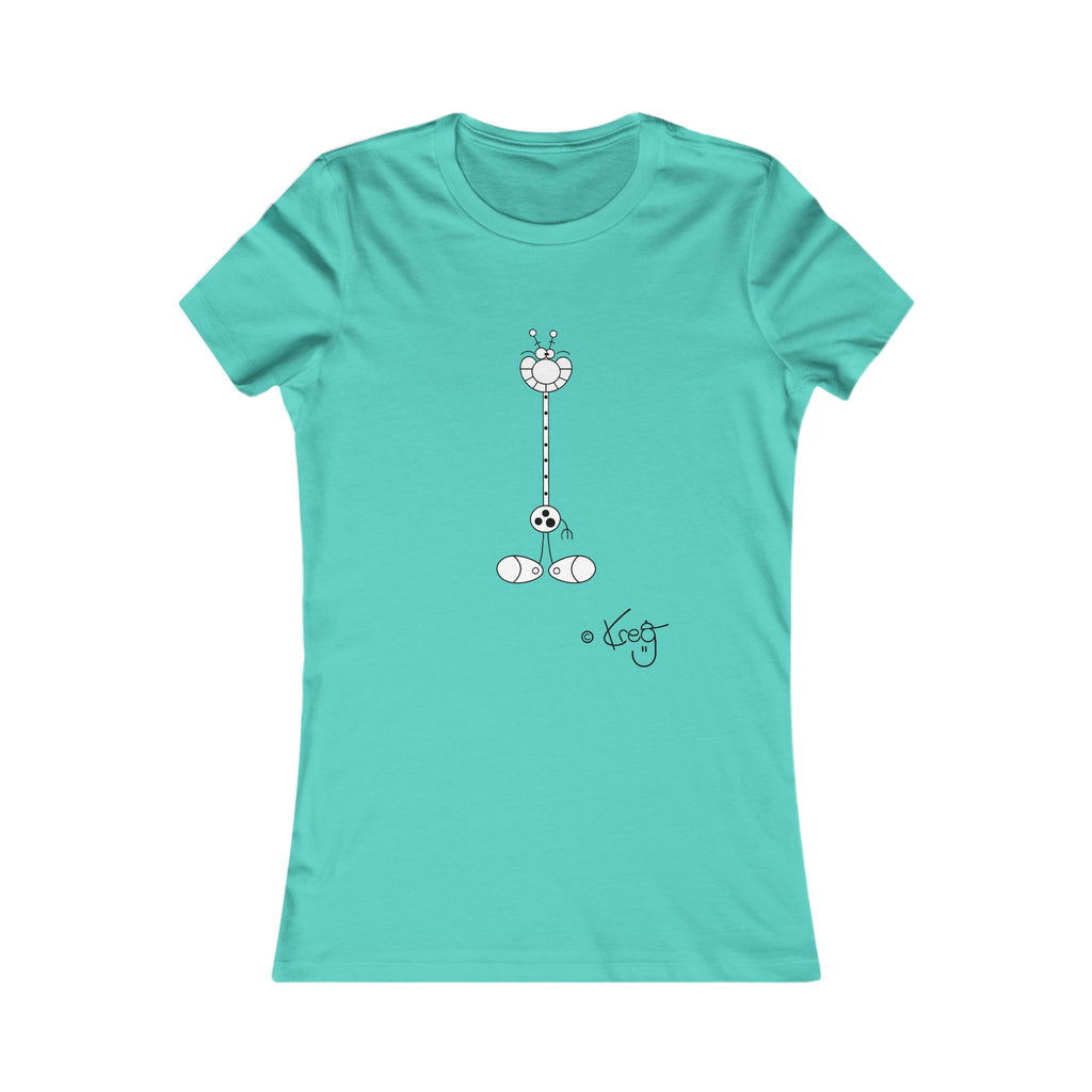 LAUGH GIRAFFE,Women's Favorite Tee