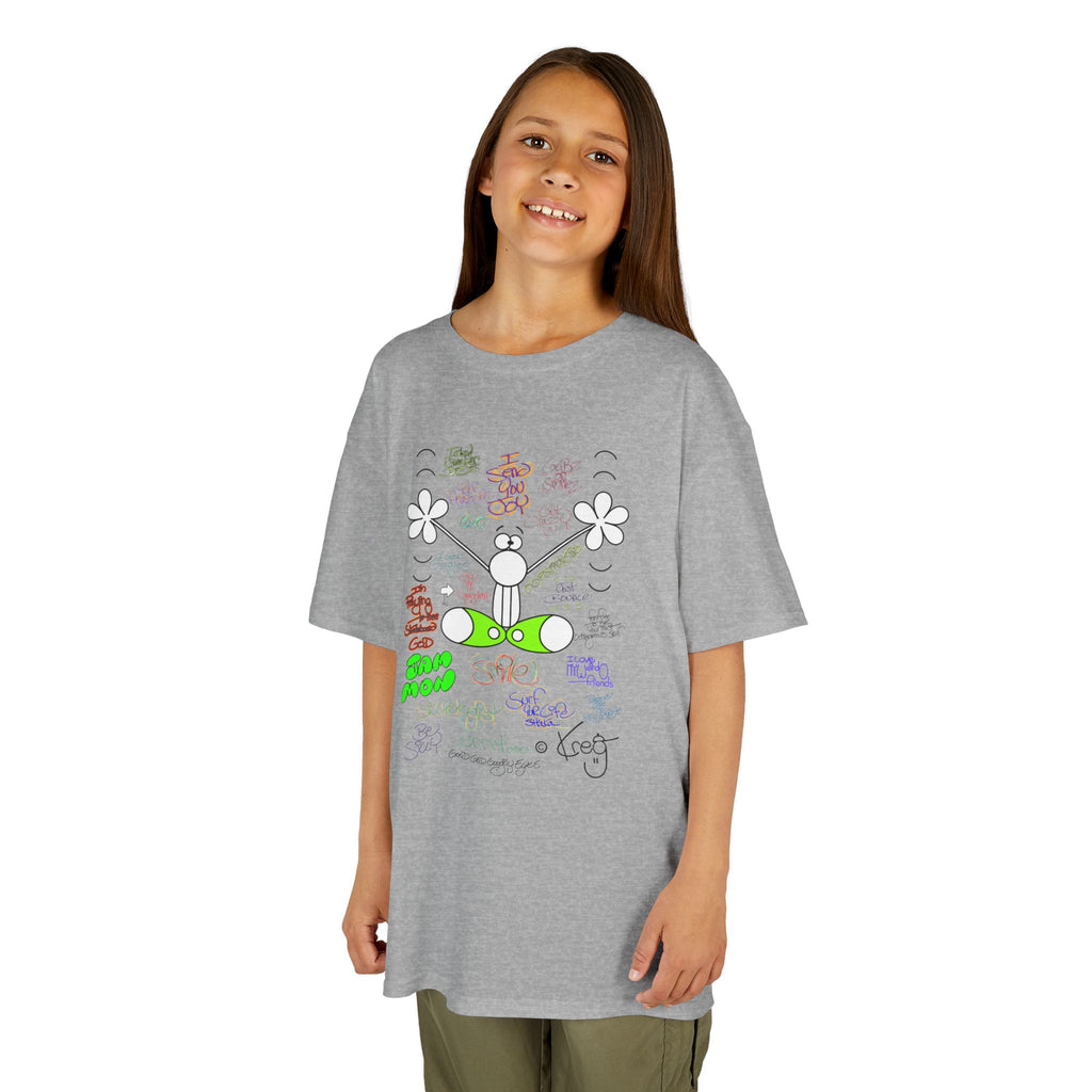 JOY GRAFFITI,Kids Heavy Cotton™ Tee