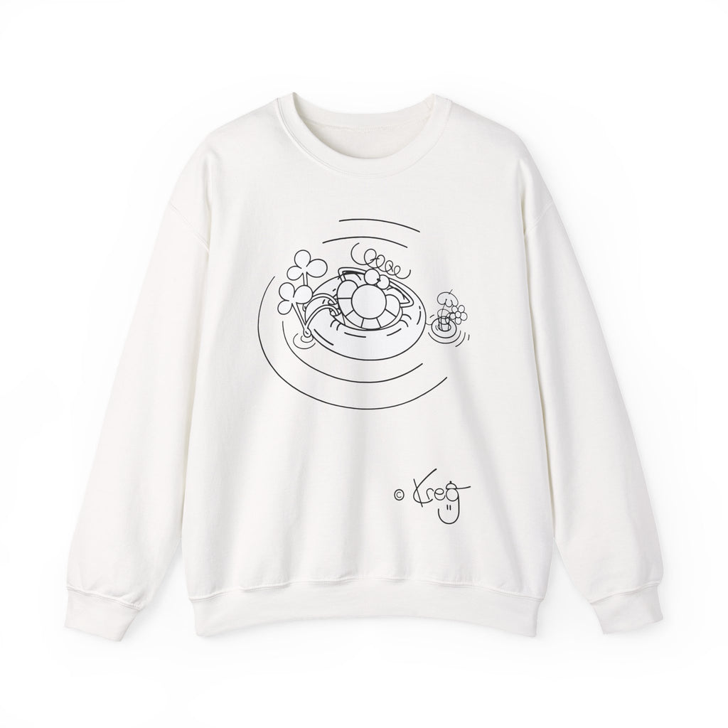 INNER TUBE DUDE,Unisex Heavy Blend™ Crewneck Sweatshirt