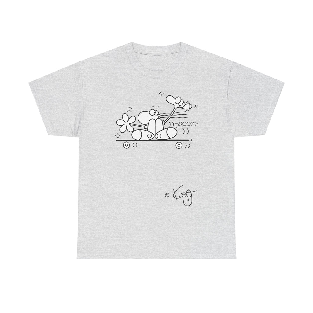 SKATEBOARDER DUDE,Unisex Heavy Cotton Tee