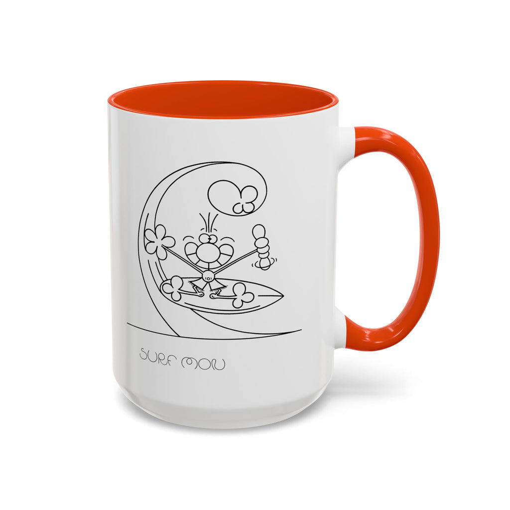 SHAKA SURFER Colorful Mugs, 11oz 15oz