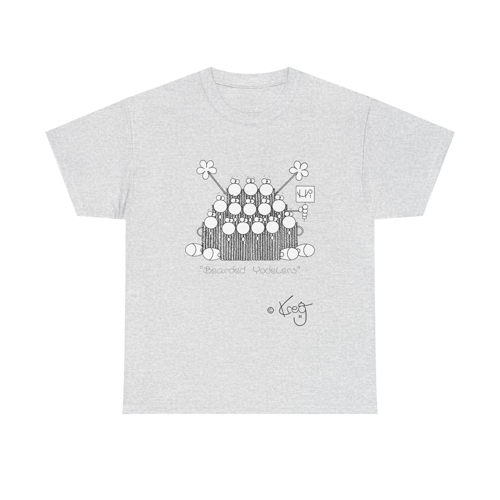 BEARDED YODELERS,Unisex Heavy Cotton Tee
