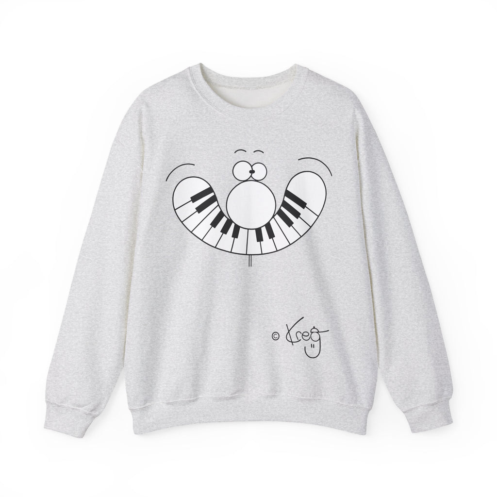 SMILE PIANO,Unisex Heavy Blend™ Crewneck Sweatshirt
