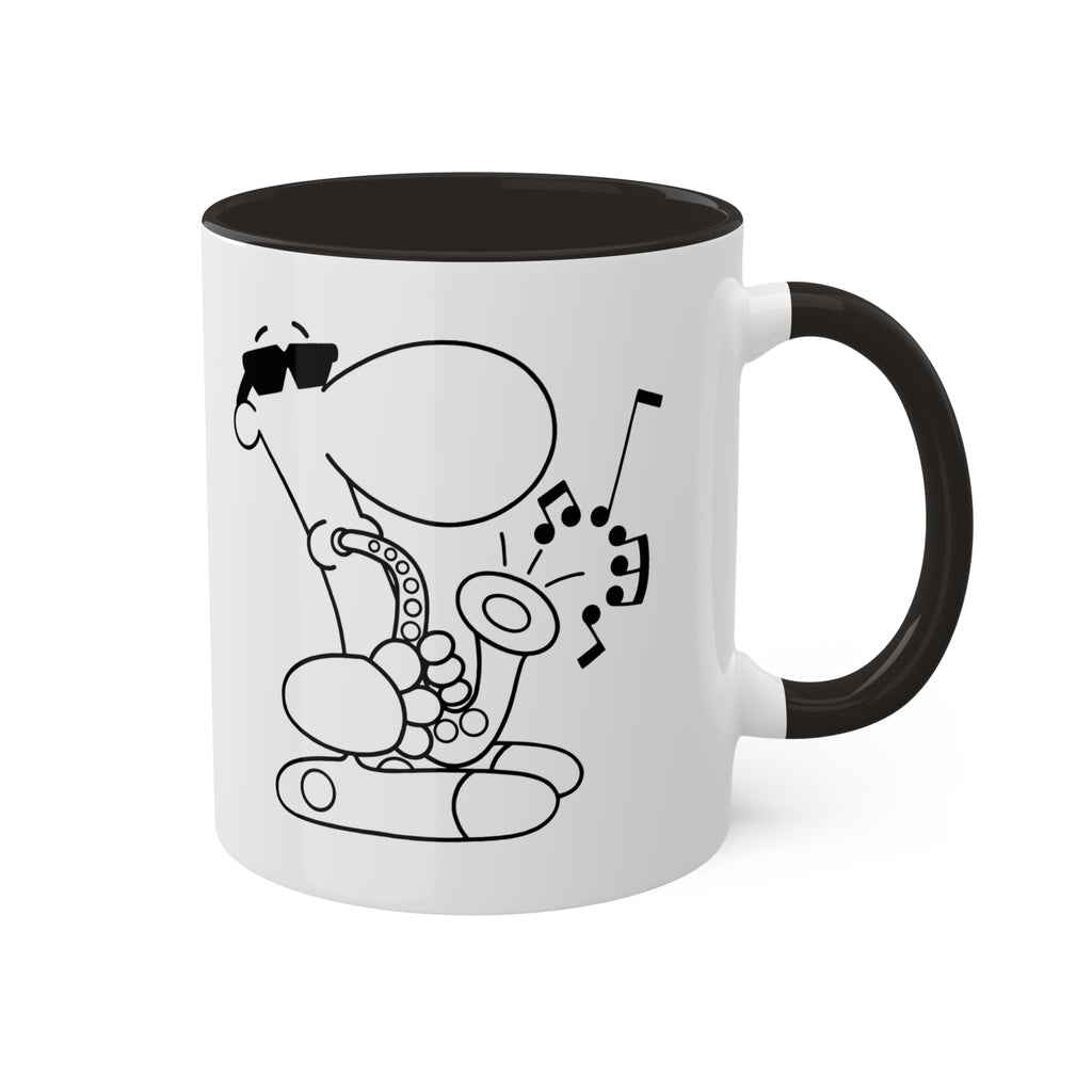 SAX DUDE Colorful Mugs, 11oz