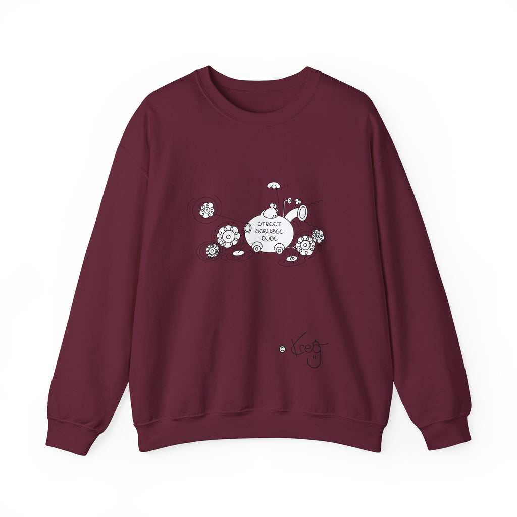STREET SCRUBEE DUDE,Unisex Heavy Blend™ Crewneck Sweatshirt