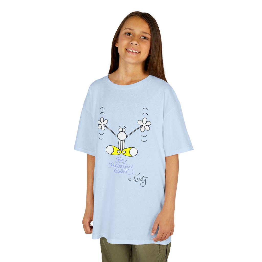 BE WONDERFULLY WEIRD,Kids Heavy Cotton™ Tee