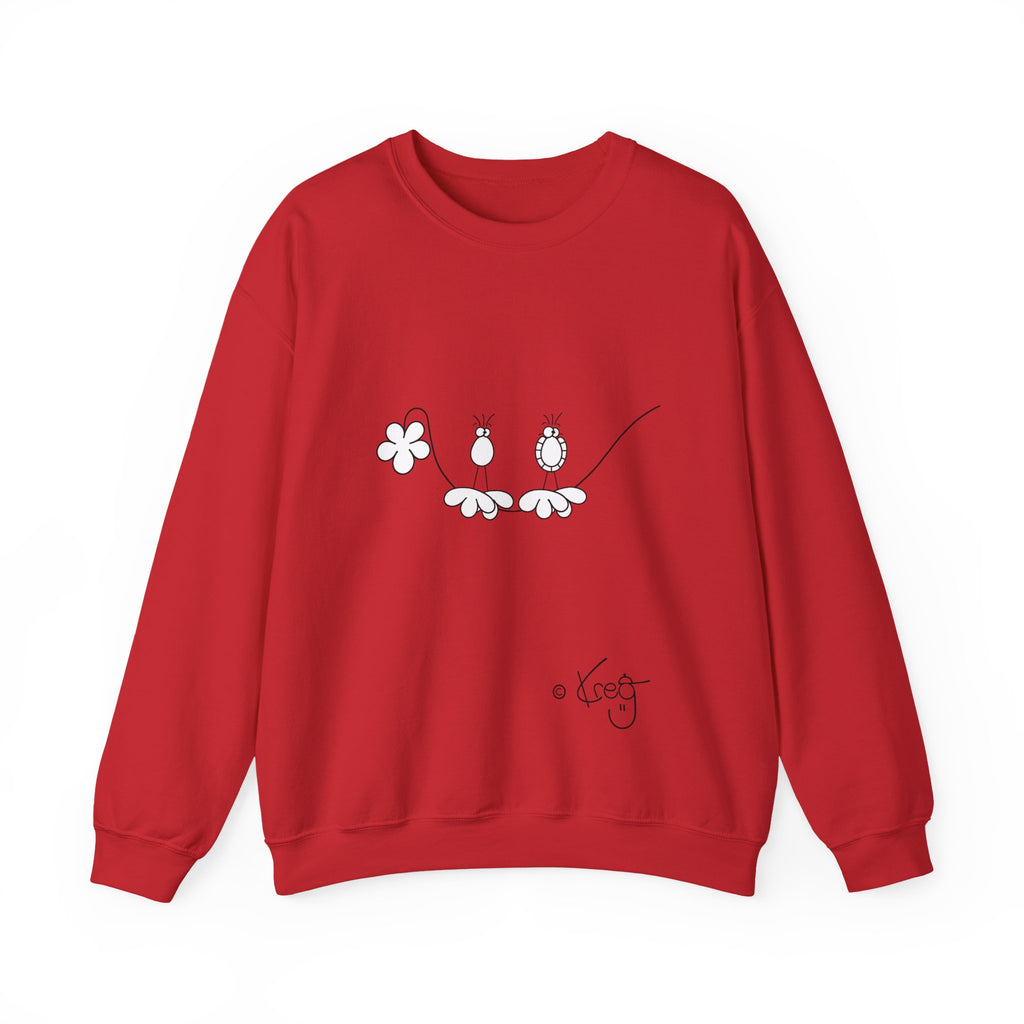 SILLY BIRDZ,Unisex Heavy Blend™ Crewneck Sweatshirt