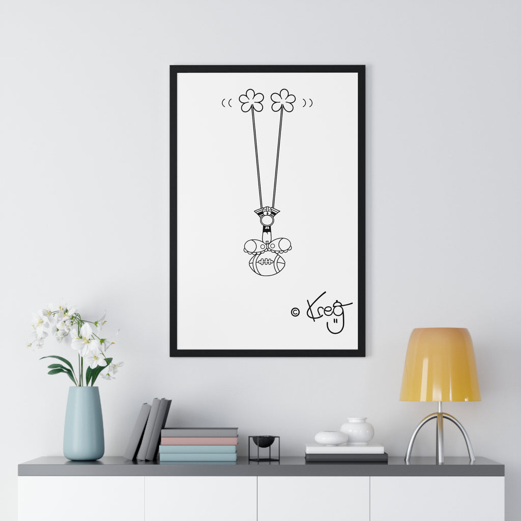 TOUCHDOWN,Premium Framed Vertical Poster