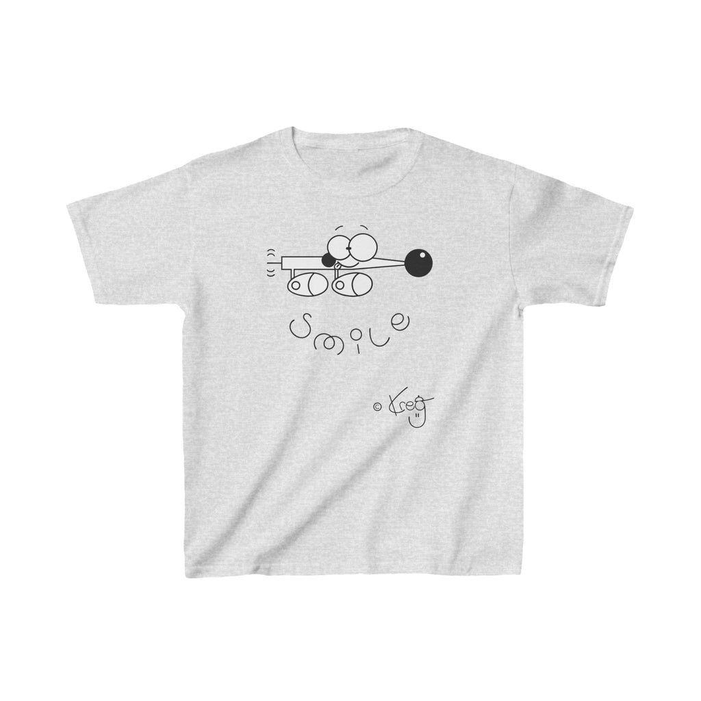 SMILE WIENER DOG,Kids Heavy Cotton™ Tee