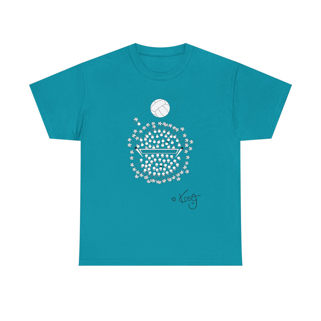 VOLLEYBALL FUN,Unisex Heavy Cotton Tee