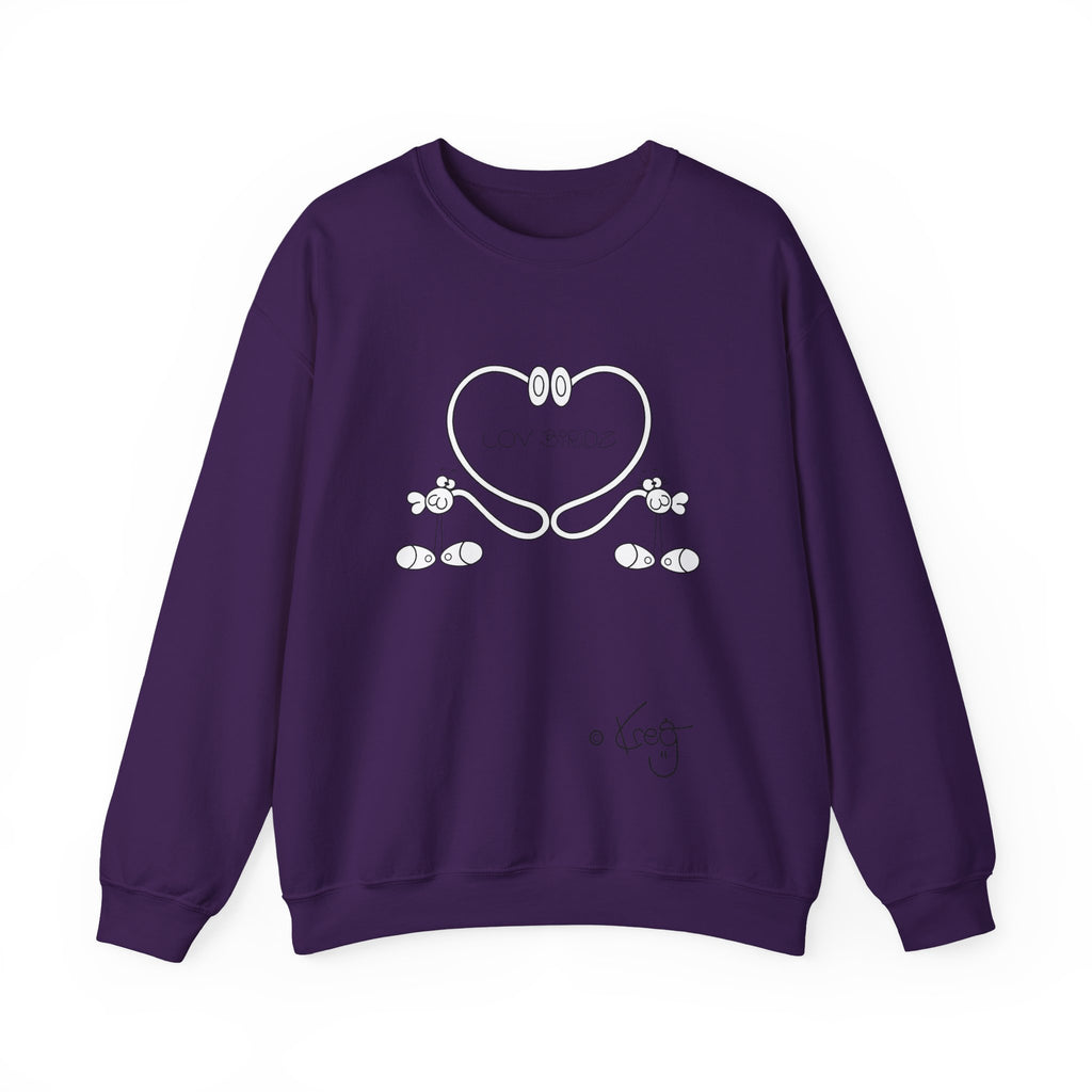 LOV BIRDZ,Unisex Heavy Blend™ Crewneck Sweatshirt