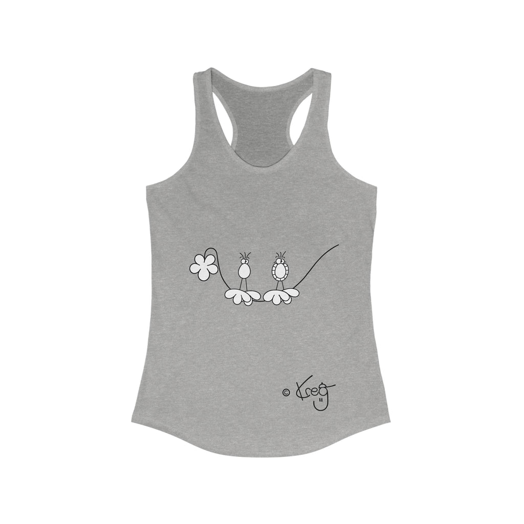 SILLY BIRDZ,Women's Ideal Racerback Tank