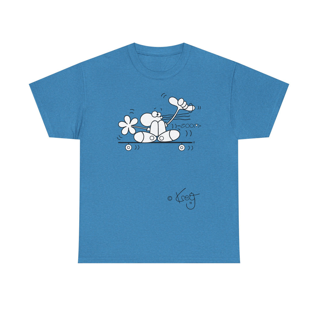 SKATEBOARDER DUDE,Unisex Heavy Cotton Tee