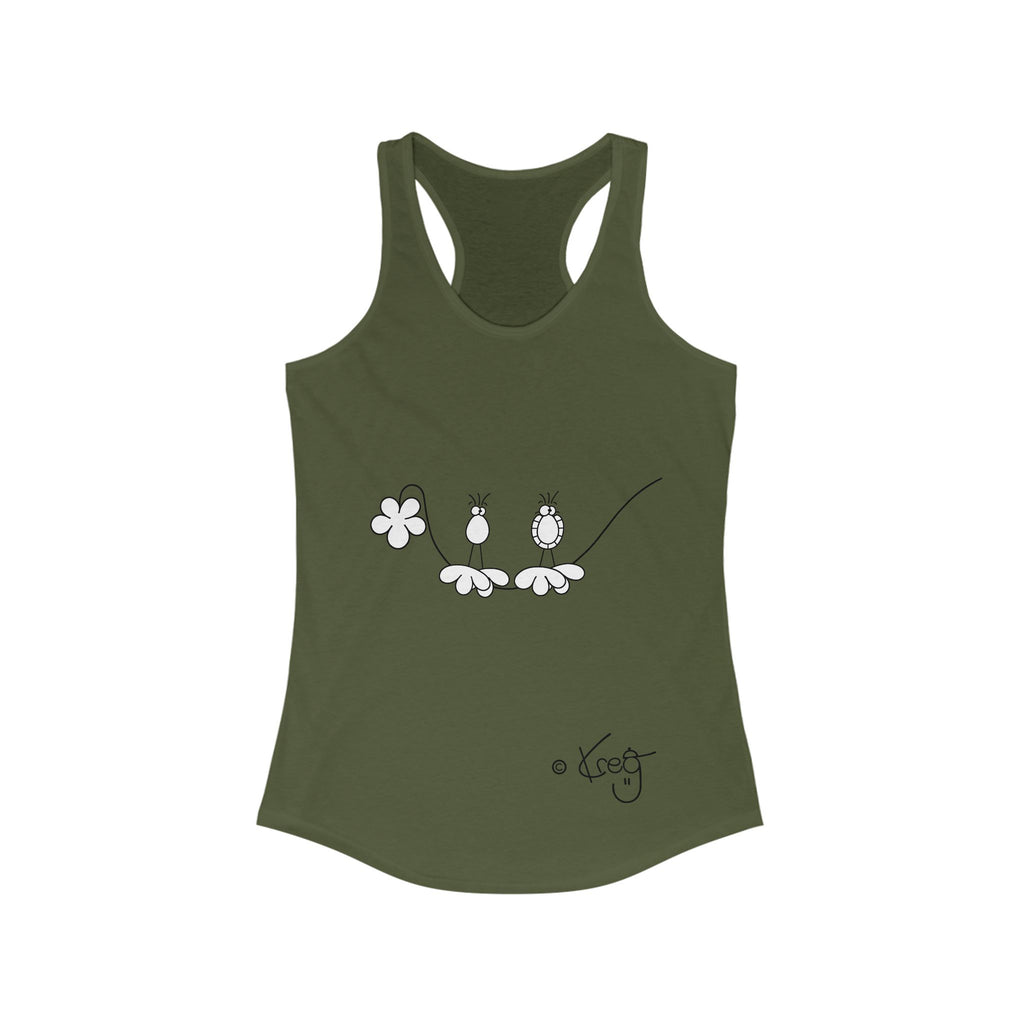 SILLY BIRDZ,Women's Ideal Racerback Tank