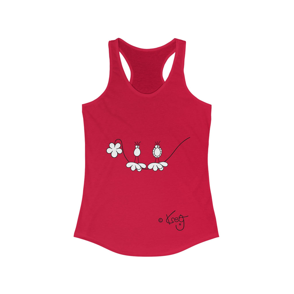 SILLY BIRDZ,Women's Ideal Racerback Tank