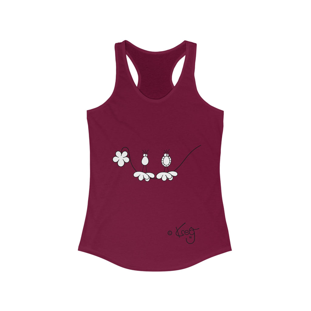 SILLY BIRDZ,Women's Ideal Racerback Tank