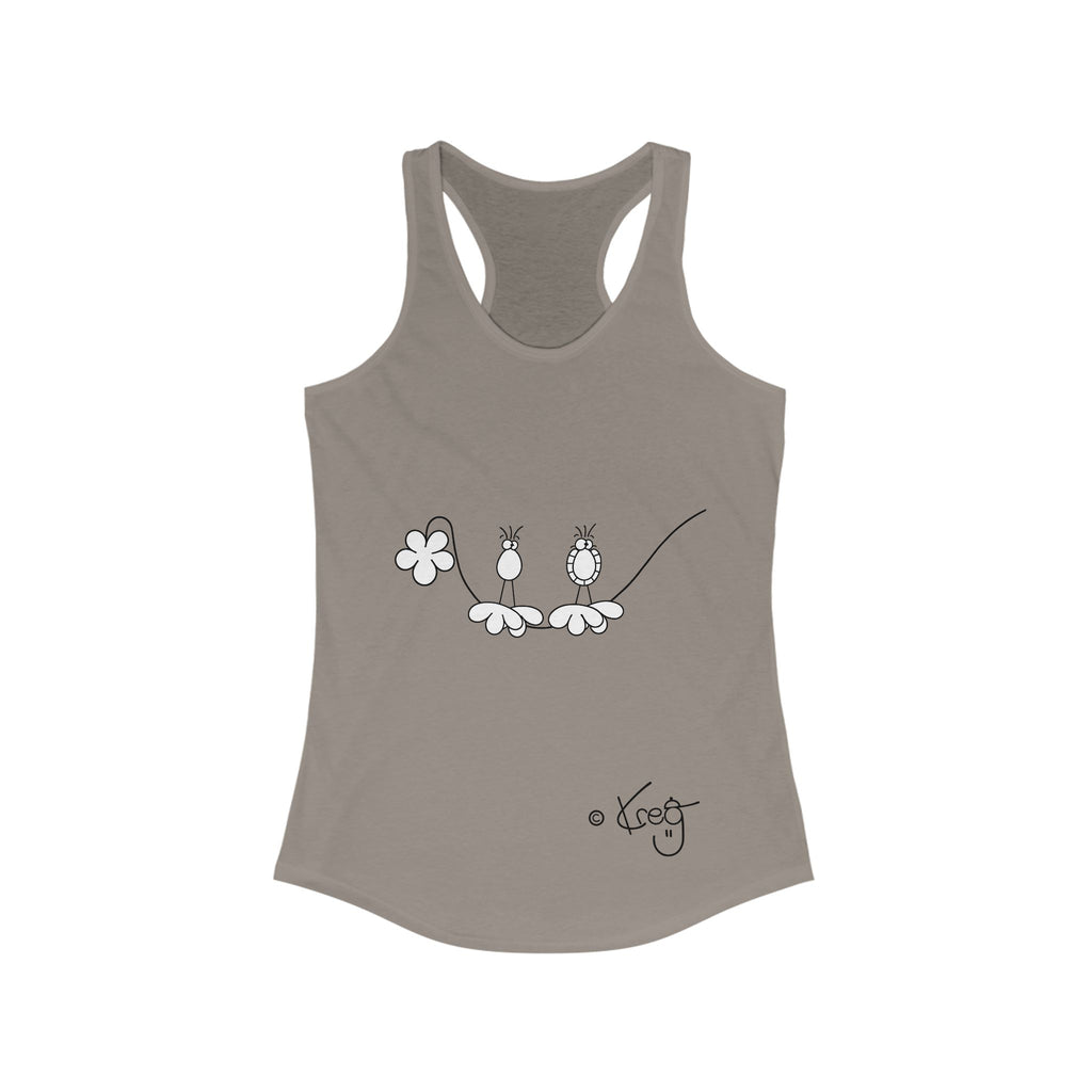 SILLY BIRDZ,Women's Ideal Racerback Tank