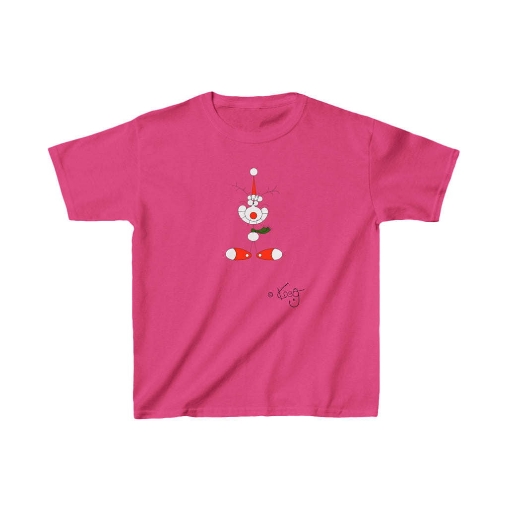 SMILE REINDEER,Kids Heavy Cotton™ Tee