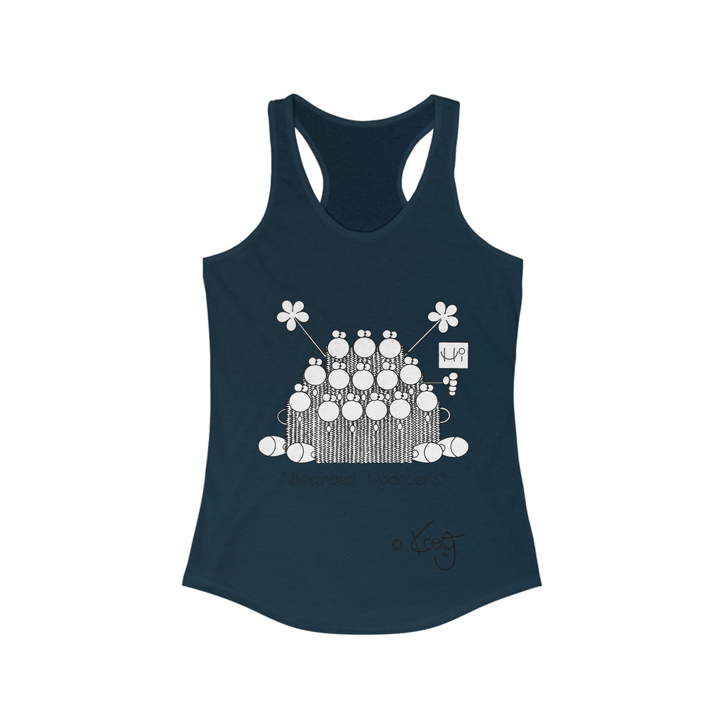 BEARDED YODELERS,Women's Ideal Racerback Tank
