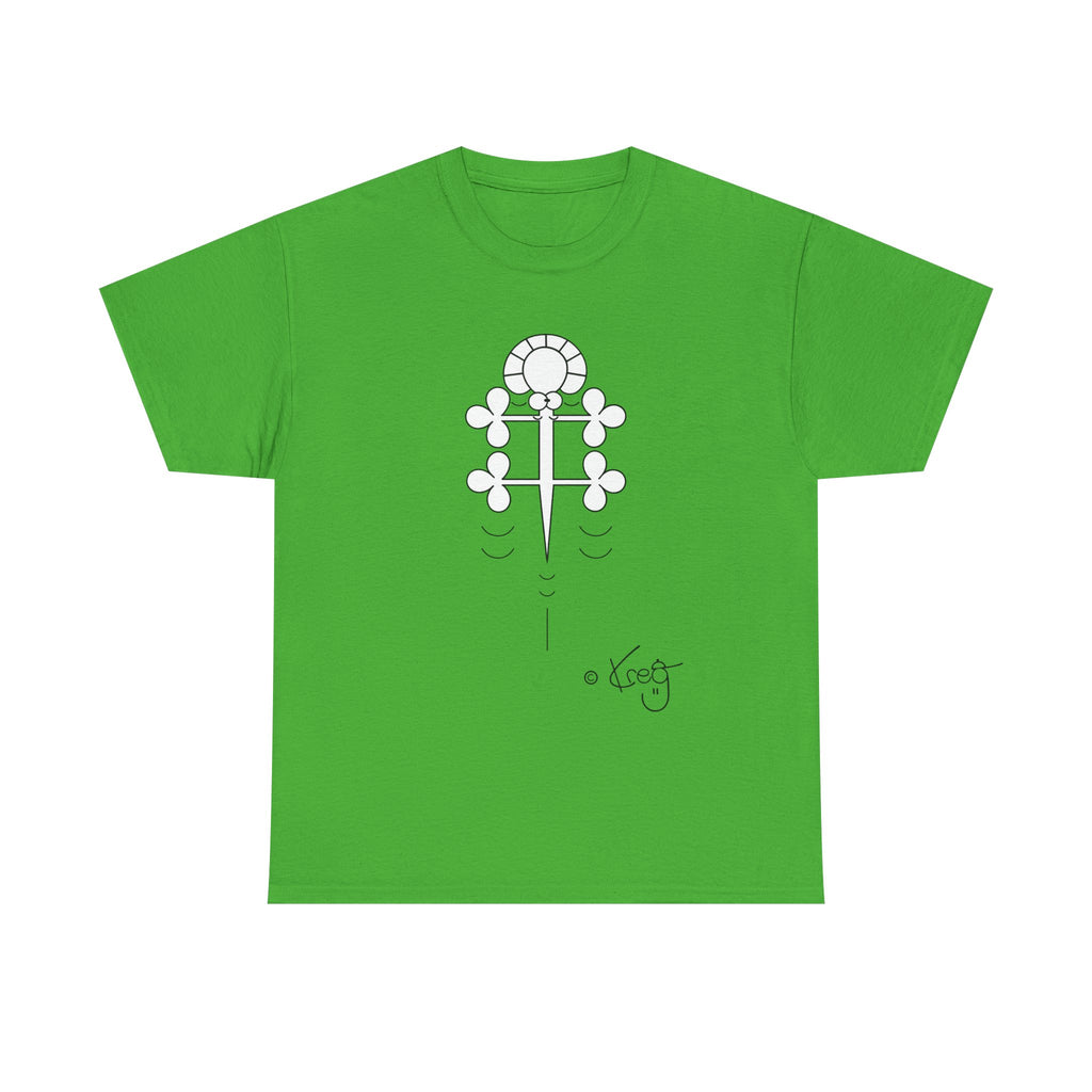 LEAPING LIZARD,Unisex Heavy Cotton Tee