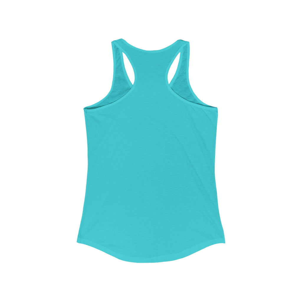 VIOLIN HEART MUSTACHE,Women's Ideal Racerback Tank