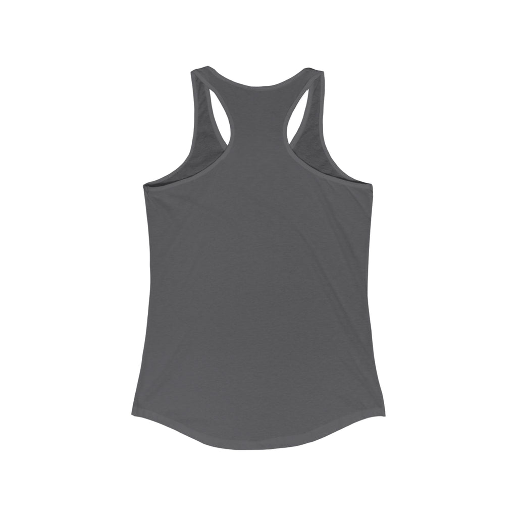 VIOLIN HEART MUSTACHE,Women's Ideal Racerback Tank