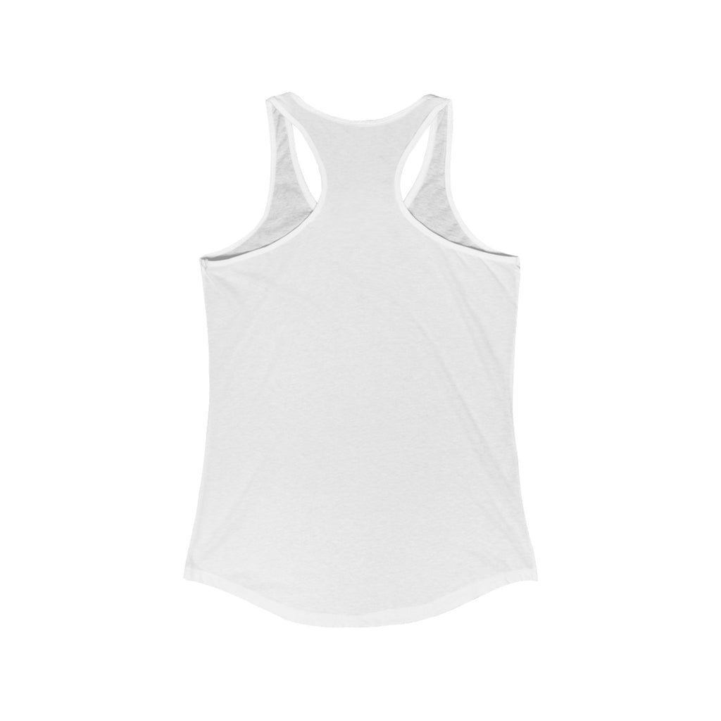 VIOLIN HEART MUSTACHE,Women's Ideal Racerback Tank