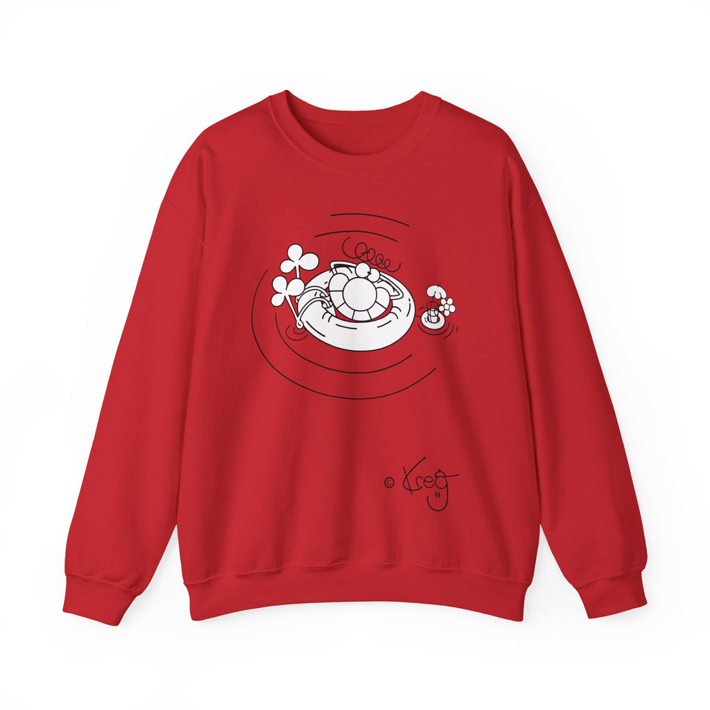 INNER TUBE DUDE,Unisex Heavy Blend™ Crewneck Sweatshirt