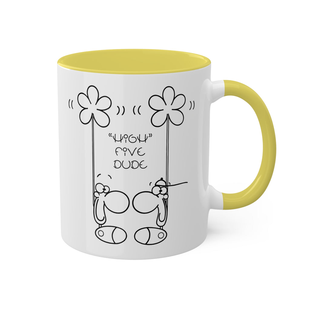 HIGH FIVE Colorful Mugs, 11oz