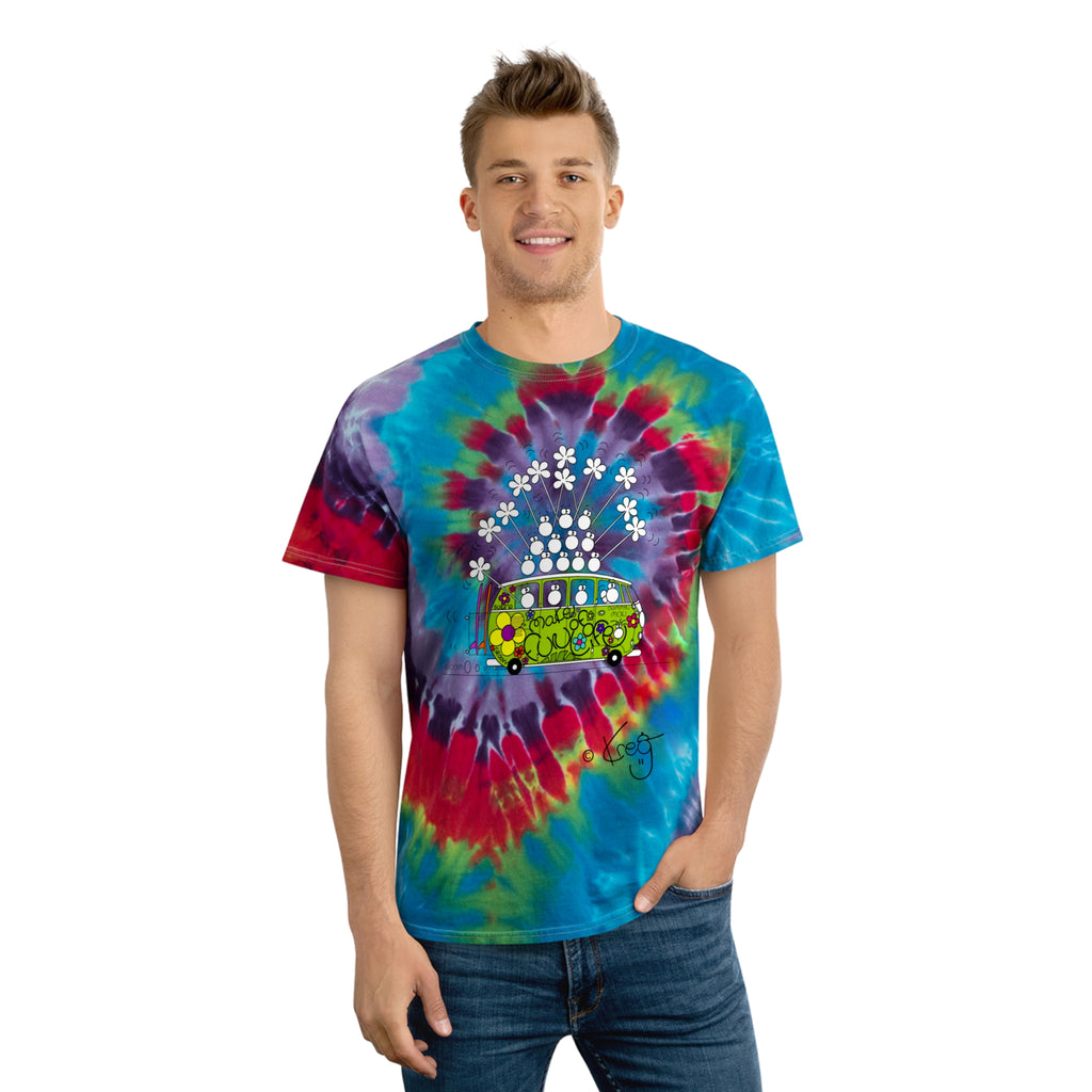 Make Fun of Life,Tie-Dye Tee, Spiral