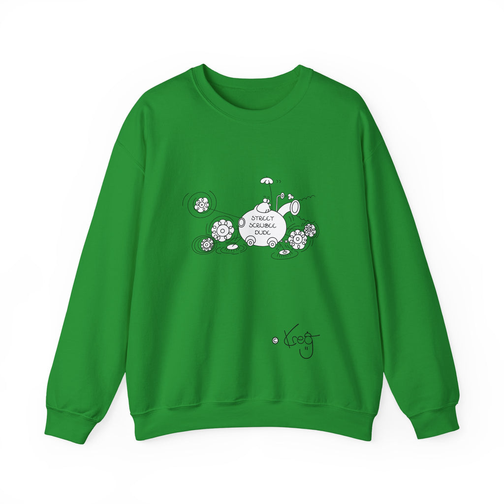 STREET SCRUBEE DUDE,Unisex Heavy Blend™ Crewneck Sweatshirt