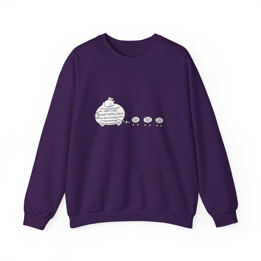 WALTER'S WATERMELON DELIVERY,Unisex Heavy Blend™ Crewneck Sweatshirt