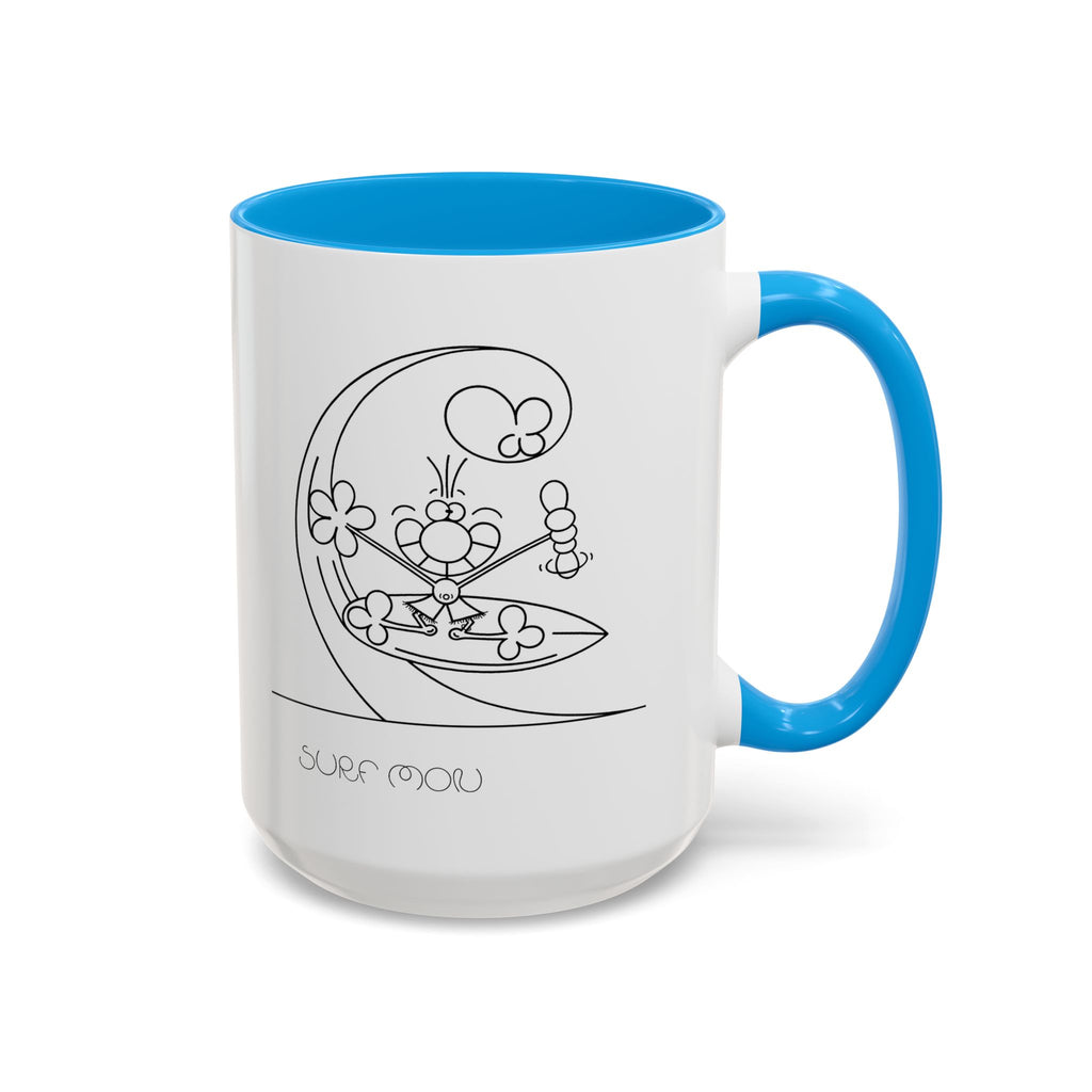 SHAKA SURFER Colorful Mugs, 11oz 15oz