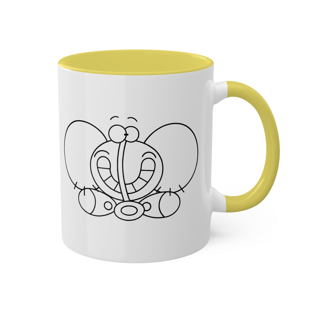 SMILE ELEPHANT Colorful Mugs, 11oz