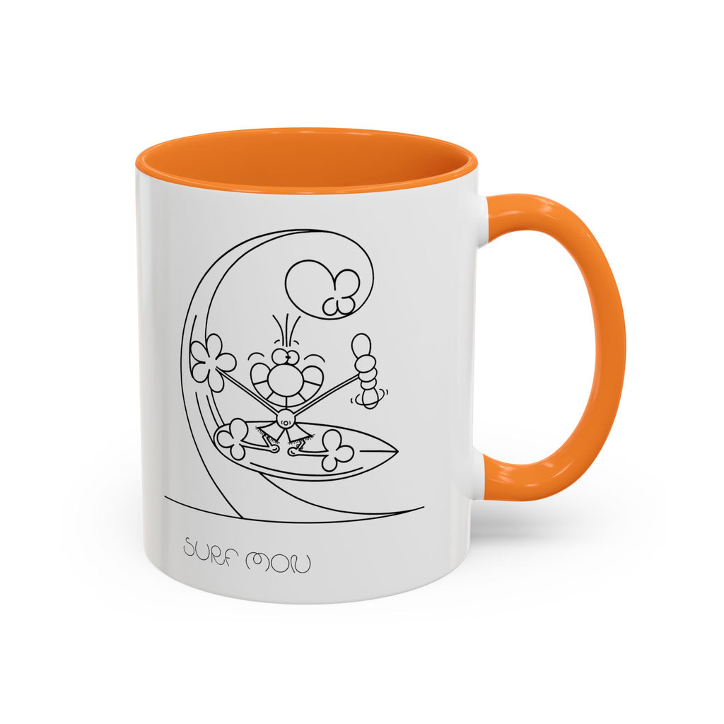 SHAKA SURFER Colorful Mugs, 11oz 15oz