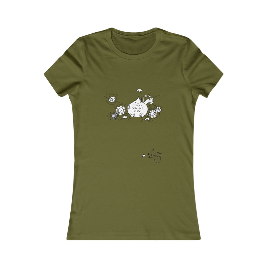 STREET SCRUBEE DUDE,Women's Favorite Tee