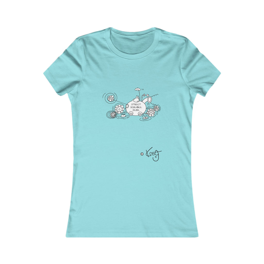 STREET SCRUBEE DUDE,Women's Favorite Tee