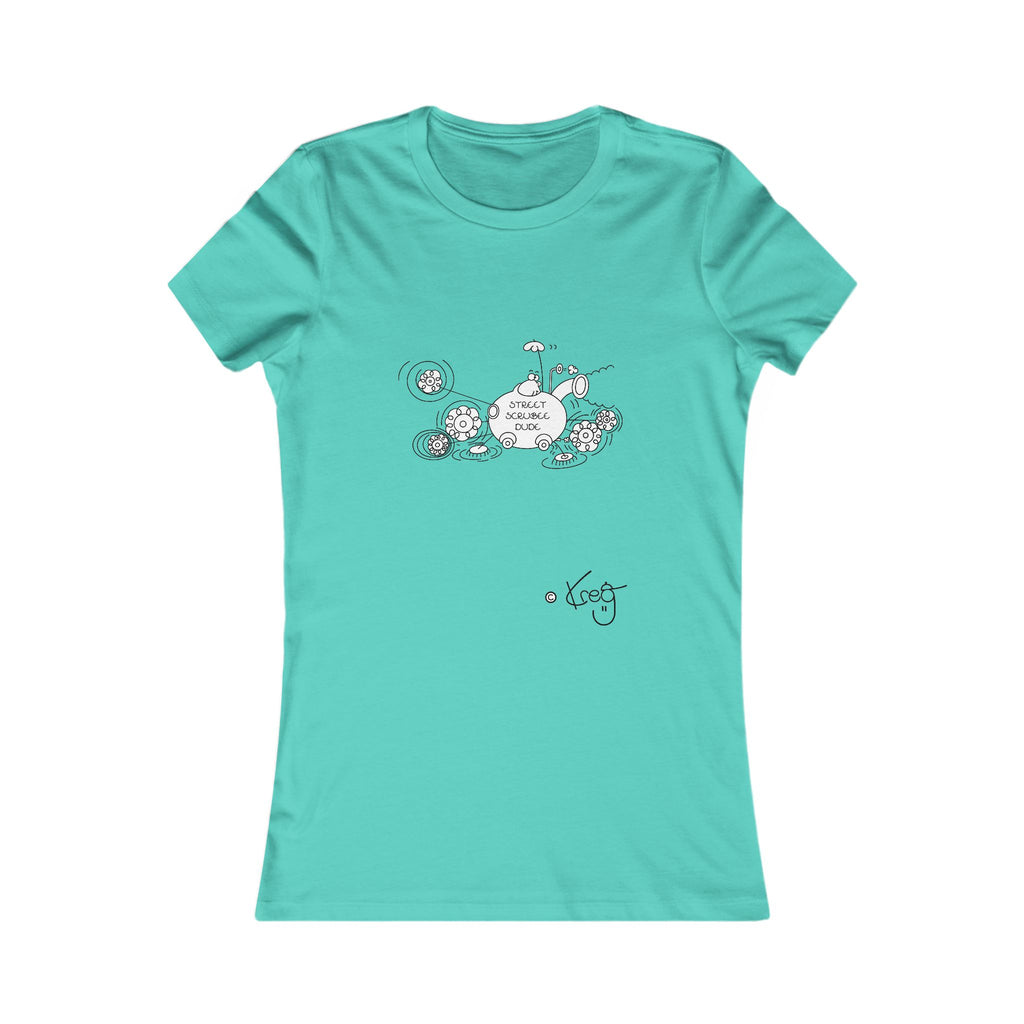 STREET SCRUBEE DUDE,Women's Favorite Tee