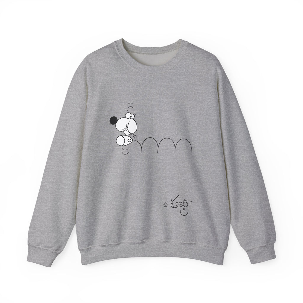 BOUNCING DOGGY,Unisex Heavy Blend™ Crewneck Sweatshirt