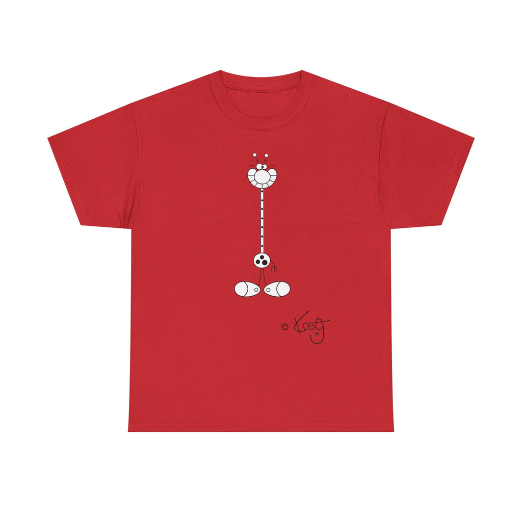LAUGH GIRAFFE,Unisex Heavy Cotton Tee