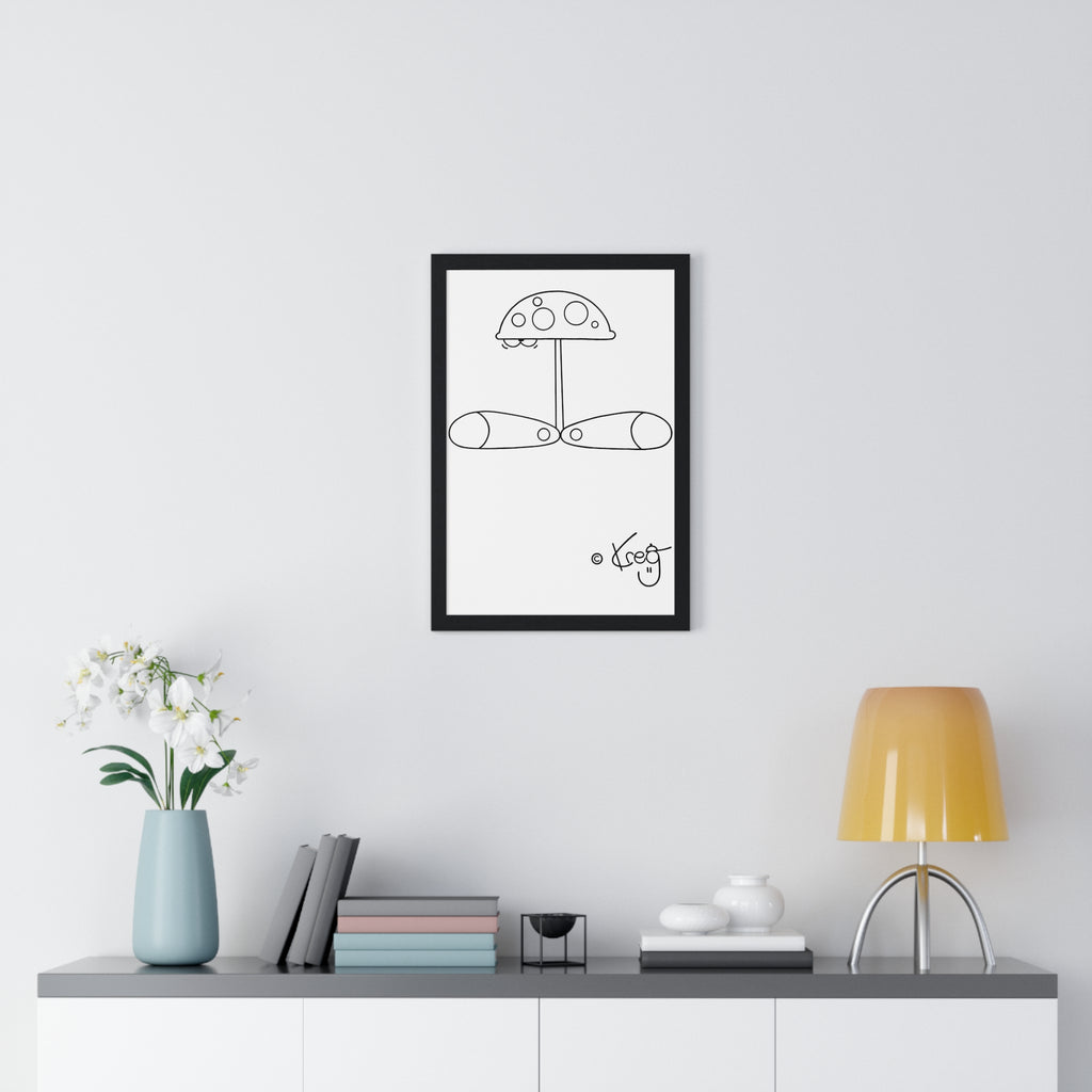 THING,Vertical Framed Poster