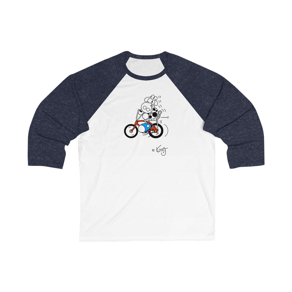 BANANA SEAT COW,Unisex 3\4 Sleeve Baseball Tee